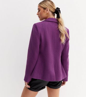 Next lilac hot sale boucle coat