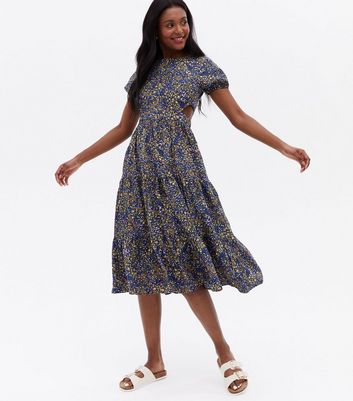 New look clearance navy floral dress