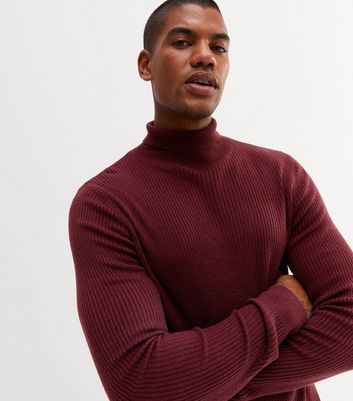 Mens long sleeve on sale roll neck top