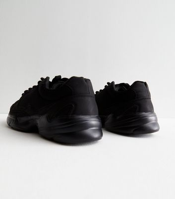 Black Chunky Trainers New Look