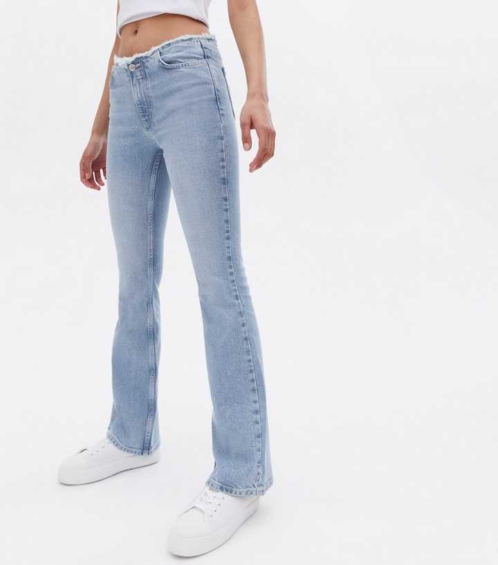 Tall Blue Low Rise Flared Brooke Jeans