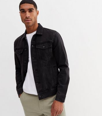Buy New Look Black Denim Jacket With Applique - Jackets for Women 1417651 |  Myntra