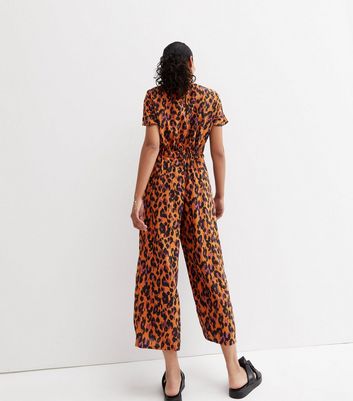 monki leopard jumpsuit