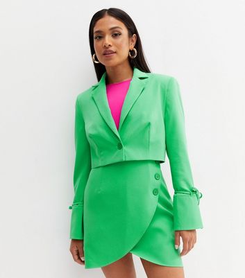 New look green on sale blazer