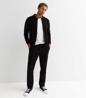 Skinny fit black store chinos