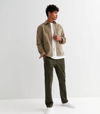 Slim cut hot sale khakis