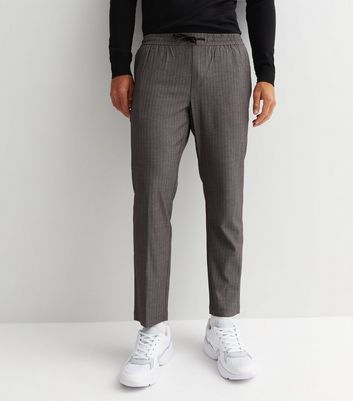 Hartford Troy Slim-fit Linen-chambray Drawstring Trousers It 50 - Neutrals  | Editorialist