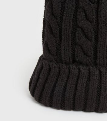 cableknit beanie