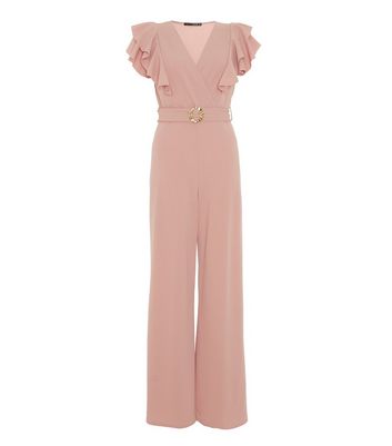 quiz dusky pink jumpsuit