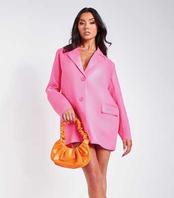 Missy Empire Mid Pink Oversized Blazer Dress