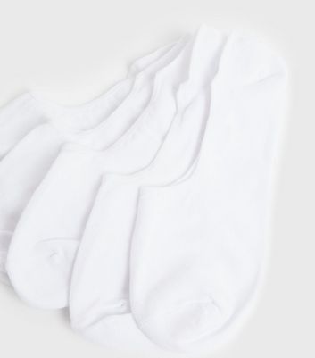 Jack & Jones 5 Pack White Trainer Socks