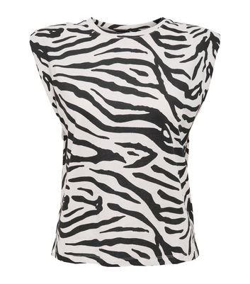 Click to view product details and reviews for Jdy Black Zebra Print Sleeveless Top New Look.