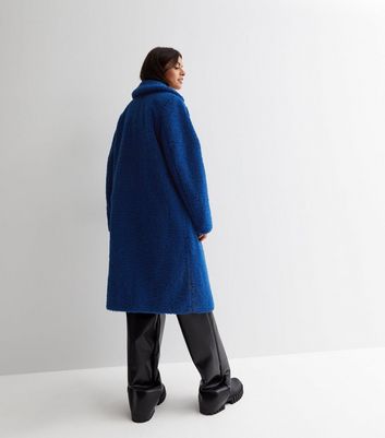 teddy blue coat