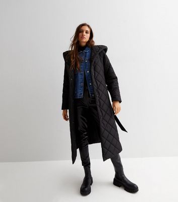 Long padded discount coat new look