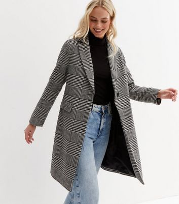 Ladies 2025 checked coat