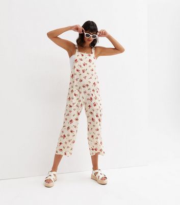 Floral cheap white jumpsuit