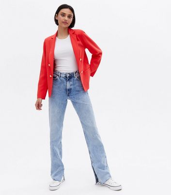 Click to view product details and reviews for Red Utility Blazer New Look.