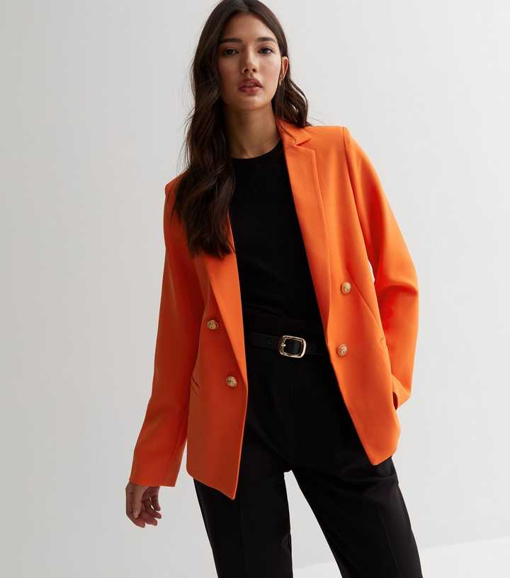 Blazer Orange - Vêtements Femme - Easy Clothes