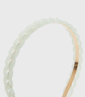 Damen Accessoires Mint Green Chain Headband Damen Accessoires Mint Green Chain Headband