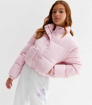Girls Mid Pink 2-in-1 Puffer Gilet Jacket