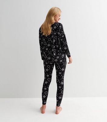 Black pyjama online leggings