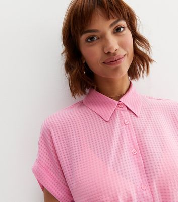 Tie Front Short Sleeve Shirt 