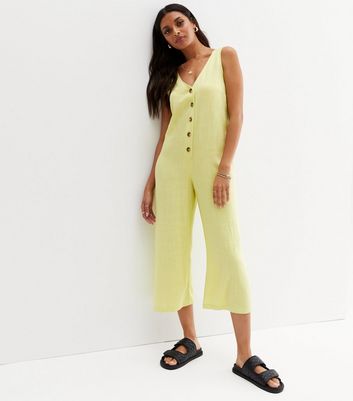 linen jumpsuit sleeveless