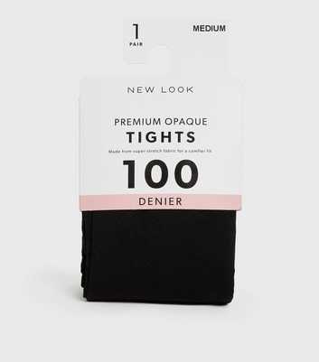 Black Odour Control 100 Denier Premium Opaque Tights
