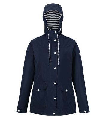 Click to view product details and reviews for Regatta Navy Stripe Lined Jacket Waterproof Jacket New Look.