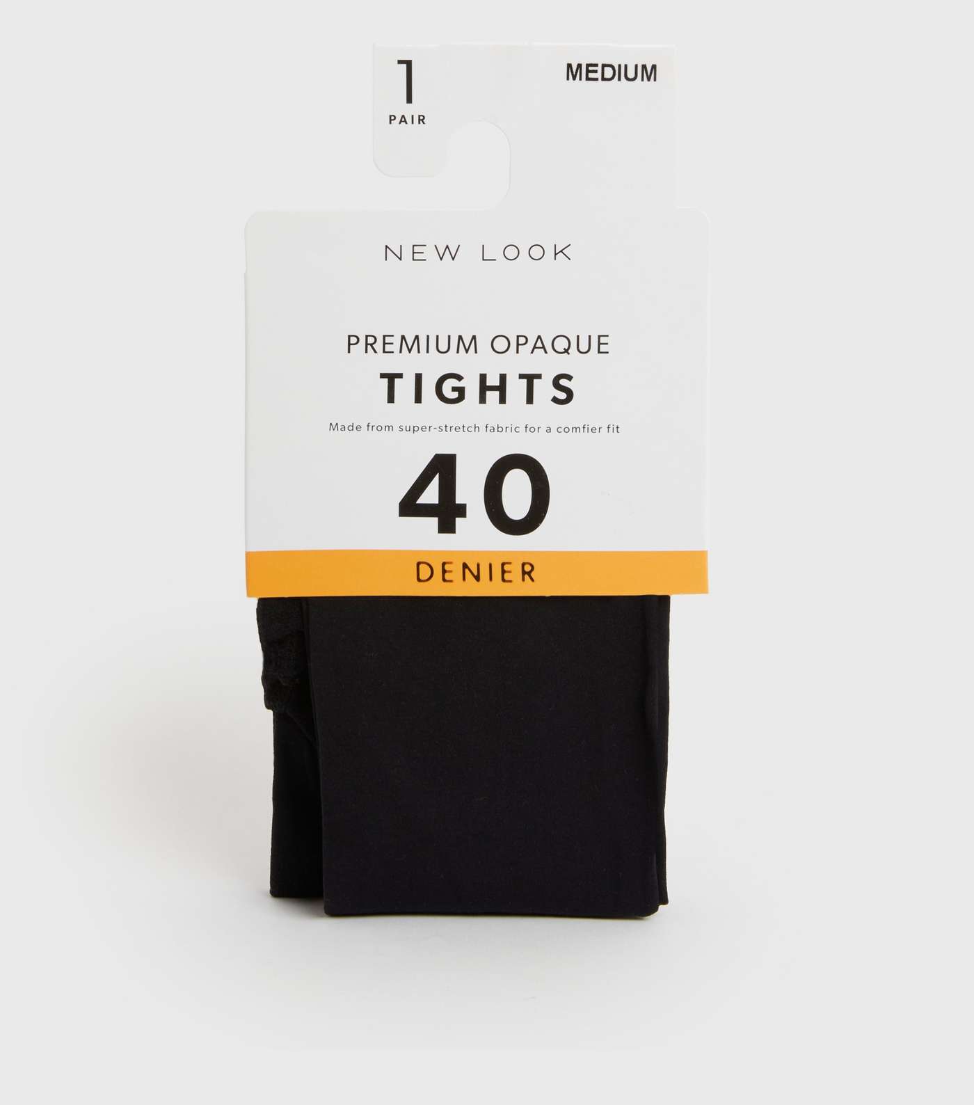 Black 40 Denier Premium Opaque Tights