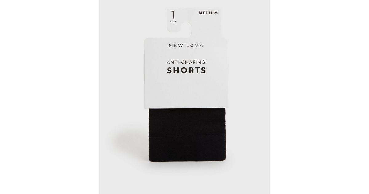 Buy Black/Nude Cotton Blend Anti-Chafe Shorts 2 Pack from the Next UK  online shop