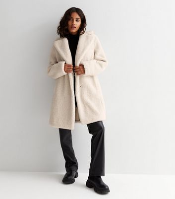 New look cream clearance coat