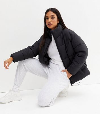 New look cropped puffer jacket sale