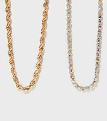 Gold chain new on sale look