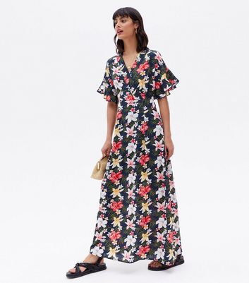 new look maxi wrap dress