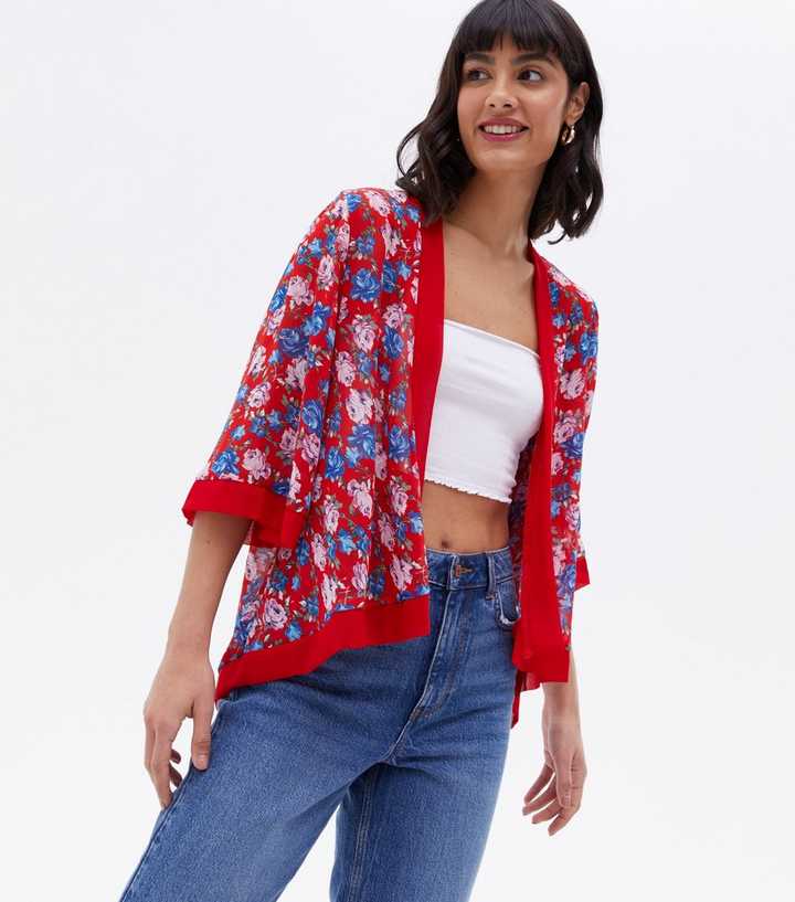 Mela Floral Kimono | New Look