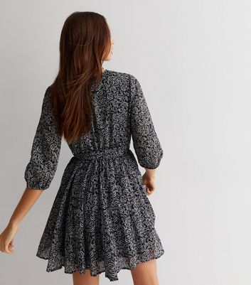 zara paisley mini dress