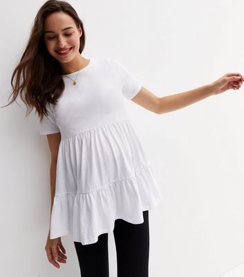 peplum maternity shirt