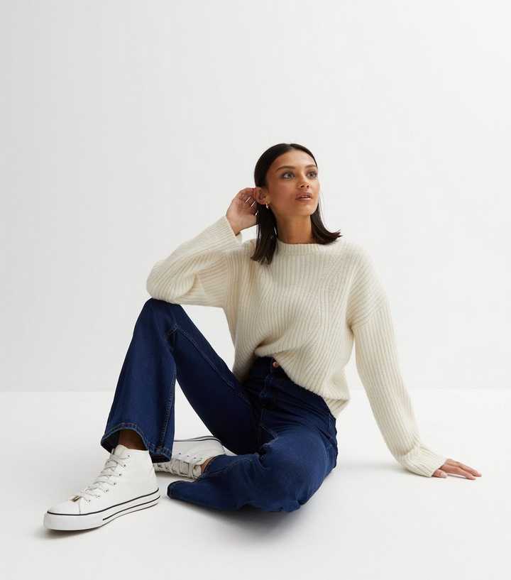 Blue Mid Rise Flared Brooke Jeans