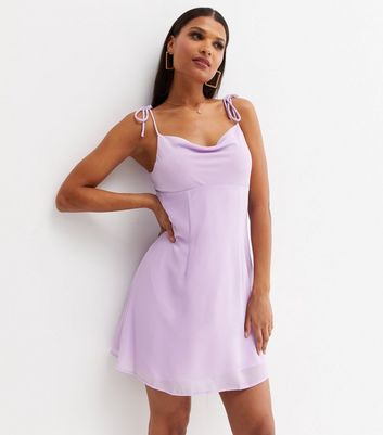 New look shop lilac dress