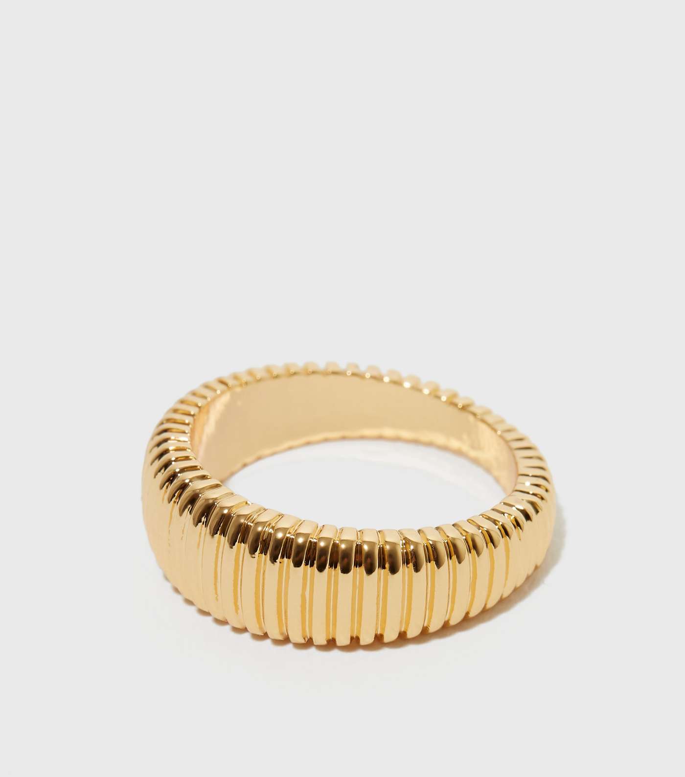 Real Gold Plated Chunky Ring Image 2