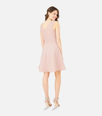 shop for Mela Pink Textured Sleeveless Mini Dress New Look at Shopo