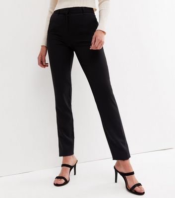 New look best sale black work trousers