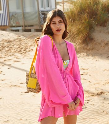 Pink cheap beach dress