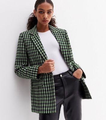 new look checkered jacket