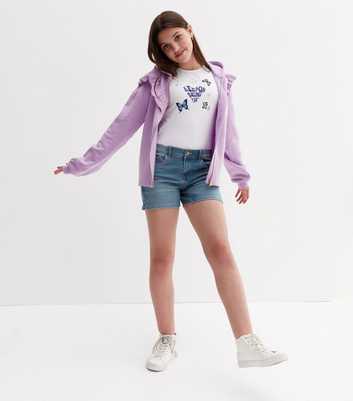 Name It Pale Blue Denim Shorts