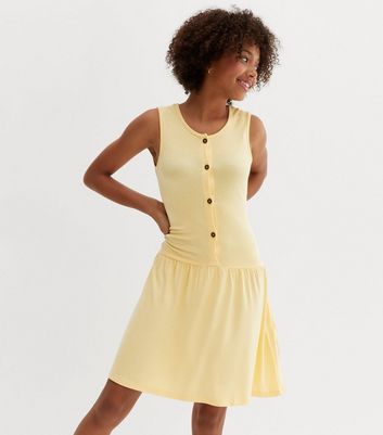 Mustard yellow sleeveless clearance dress