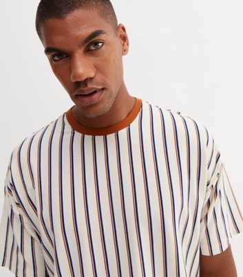 White Stripe Oversized T-Shirt