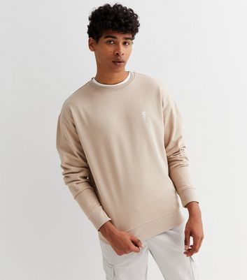 Stone Rose Embroidered Crew Neck 