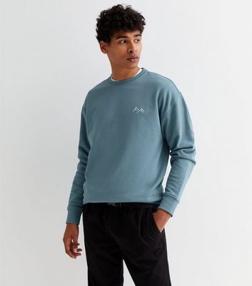 Mens embroidered clearance sweatshirts